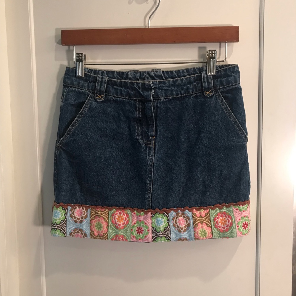 Liza Byrd Jean skirt